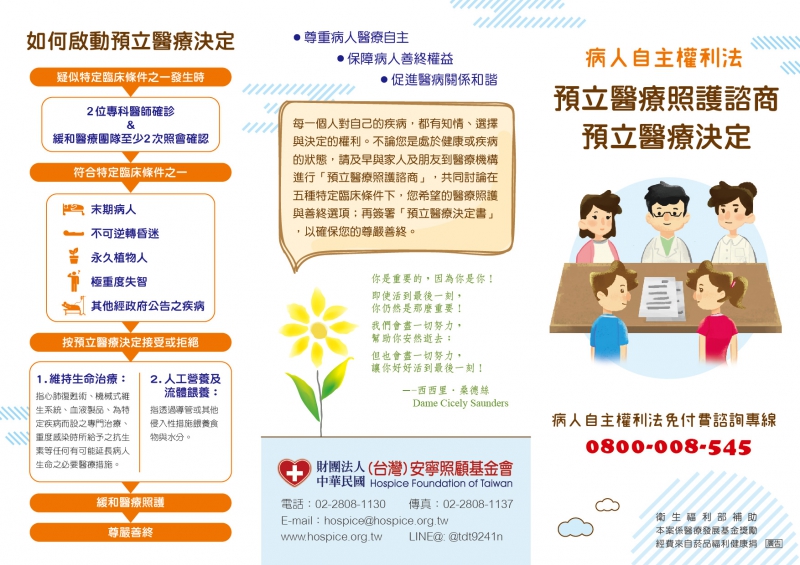 病人自主權利法宣導圖 1